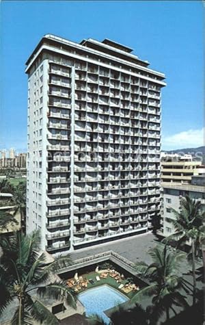 Seller image for Postkarte Carte Postale Honolulu Waikiki Village Hotel for sale by Versandhandel Boeger