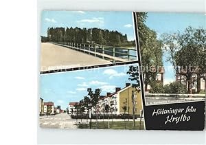 Postkarte Carte Postale Krylbo Avesta Motiv fran Utsundsbron Ponsbach Väg Karlfeldts födesegard K...