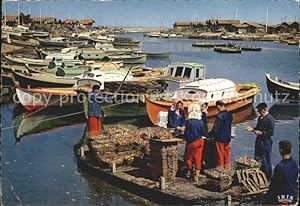 Image du vendeur pour Postkarte Carte Postale Meerestiere Austern Triage des huitres Bassin d'Arcachon mis en vente par Versandhandel Boeger