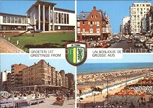 Postkarte Carte Postale De Panne Teilansichten Strand