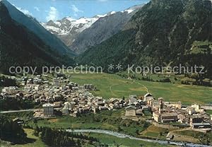 Postkarte Carte Postale Cogne Sullo sfondo la Valnontey ed il Gran Paradiso Grajische Alpen