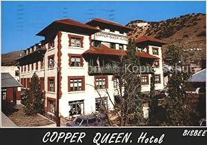 Bild des Verkufers fr Postkarte Carte Postale Bisbee Arizona Copper Queen Hotel zum Verkauf von Versandhandel Boeger