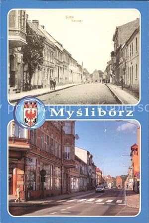 Postkarte Carte Postale Mysliborz Neuenburger Tor Hauptstrasse