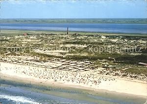 Bild des Verkufers fr Postkarte Carte Postale Norderney Nordseebad Fliegeraufnahme Weisse Dne Festland zum Verkauf von Versandhandel Boeger