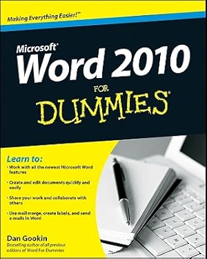 Imagen del vendedor de Word 2010 for Dummies (Paperback or Softback) a la venta por BargainBookStores