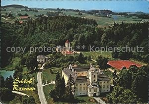 Bild des Verkufers fr Postkarte Carte Postale Schloss Rosenau sterr Freimaurer Museum Schlossrestaurant Fliegeraufnahme zum Verkauf von Versandhandel Boeger