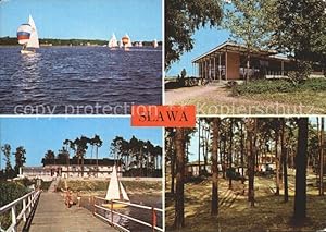 Postkarte Carte Postale Schlawe Pommern See Campingplatz