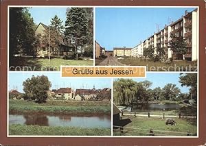 Postkarte Carte Postale Jessen Elster Kinderkurheim SdF Teilansicht Tierpark
