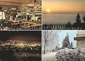 Seller image for Postkarte Carte Postale Uetliberg ZH Hotel Cafe Restaurant Annaburg Zrich bei Nacht Berghaus for sale by Versandhandel Boeger