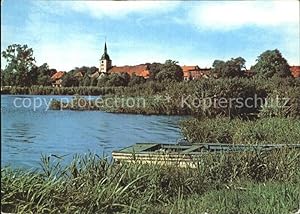 Seller image for Postkarte Carte Postale Loitz Demmin Boot Kirche for sale by Versandhandel Boeger