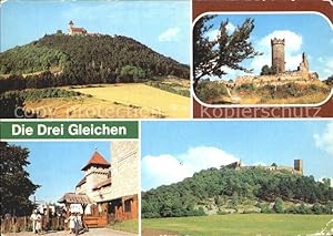 Postkarte Carte Postale Wachsenburg Veste Wachsenburg drei Gleichen Ruine Mühlburg