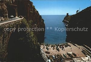 Bild des Verkufers fr Postkarte Carte Postale Praia Amalfi Spiaggia Costiera Amalfitana Strand Amalfikste zum Verkauf von Versandhandel Boeger