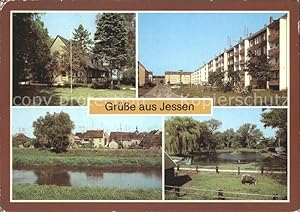 Postkarte Carte Postale Jessen Elster Kinderkurheim Strasse der Freundschaft Tierpark
