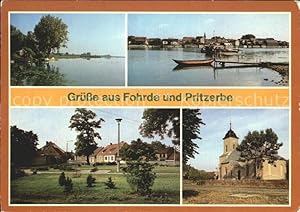 Postkarte Carte Postale Fohrde Fohrder See Dorfkirche Pritzerbe Havelfähre