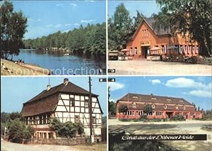 Postkarte Carte Postale Dübener Heide Langer See Heidegasthof Zum Wachtmeister HO Gaststätte Oppi...