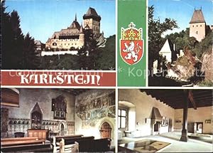 Postkarte Carte Postale Karlstejn Burg