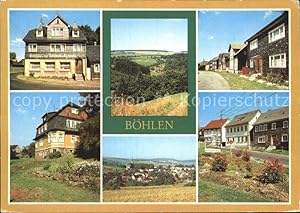 Postkarte Carte Postale Böhlen Thüringen Restaurant zur Schönen Aussicht Mühltal Ferienheim Carl ...