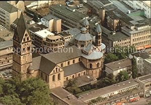 Postkarte Carte Postale Köln Rhein Basilika St. Aposteln Fliegeraufnahme