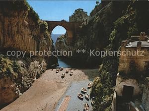 Bild des Verkufers fr Postkarte Carte Postale Furore Spiaggia Ponte Costiera Amalfitana Strand Brcke zum Verkauf von Versandhandel Boeger