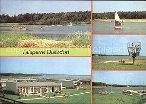 Bild des Verkufers fr Postkarte Carte Postale Kollm Talsperre Quitzdorf Bungalowsiedlung Badestrand zum Verkauf von Versandhandel Boeger