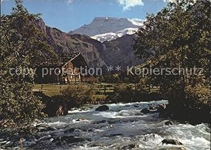 Bild des Verkufers fr Postkarte Carte Postale Wildstrubel Wildwasser Htte zum Verkauf von Versandhandel Boeger