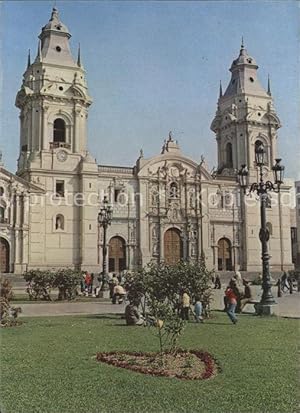 Postkarte Carte Postale Lima Peru Cathedrale