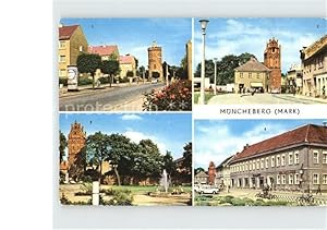 Bild des Verkufers fr Postkarte Carte Postale Mncheberg Storchenturm Pulverturm zum Verkauf von Versandhandel Boeger