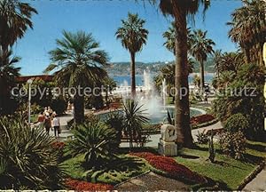 Bild des Verkufers fr Postkarte Carte Postale Varazze Garten am Meer zum Verkauf von Versandhandel Boeger