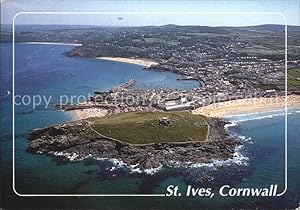 Postkarte Carte Postale St Ives Cornwall Fliegeraufnahme