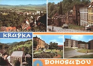 Postkarte Carte Postale Bohosudov Krupka Kirche Teilasichten