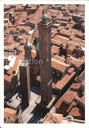 Bild des Verkufers fr Postkarte Carte Postale Bologna Fliegeraufnahme die Zwei Trme zum Verkauf von Versandhandel Boeger