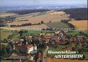 Postkarte Carte Postale Aistersheim Wasserschloss Luftaufnahme