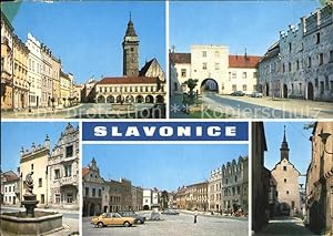 Postkarte Carte Postale Slavonice Zlabings Osada povysena na mesto Zachovan uceleny soubor pozdne...
