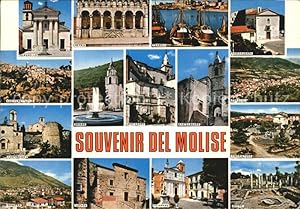 Bild des Verkufers fr Postkarte Carte Postale Campobasso Souvenier del Molise Baranello Isernia Termoli Montagano Castelmaoro zum Verkauf von Versandhandel Boeger