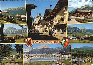 Seller image for Postkarte Carte Postale Johann Tirol Sankt Malerisches Tiroler Land Angeralm Wilder Kaiser Tiroler Bauernhaus for sale by Versandhandel Boeger