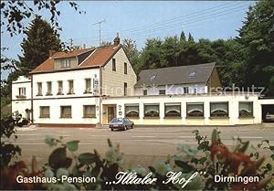 Postkarte Carte Postale Dirmingen Gasthaus Pension Illtaler Hof