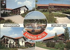 Bild des Verkufers fr Postkarte Carte Postale Birnbach Rottal Appartementhotel Sternsteinhof Appartementhotel Rottaler-Hof zum Verkauf von Versandhandel Boeger