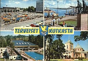 Image du vendeur pour Postkarte Carte Postale Kotka Hafen Freibad mis en vente par Versandhandel Boeger