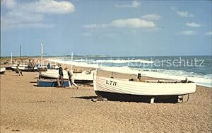 Postkarte Carte Postale Suffolk Coastal Dunwich fishing boats