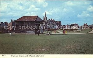 Postkarte Carte Postale Harwich East Historic Crane Church