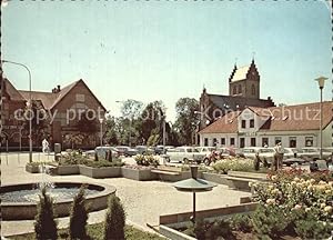 Postkarte Carte Postale Hörby Dorfplatz