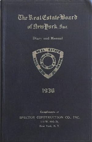 Diary and Manual of the Real Estate Board of New York, Inc.