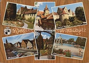 Postkarte Carte Postale Roth Nürnberg Schloss Ratibor Hauptstrasse
