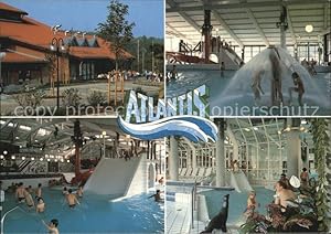 Bild des Verkufers fr Postkarte Carte Postale Herzogenaurach Freizeithallenbad Atlantis zum Verkauf von Versandhandel Boeger