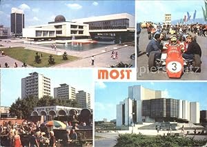 Postkarte Carte Postale Most Tschechien Dum Dultury Autodrom