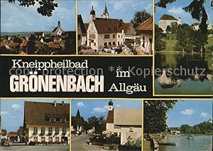 Postkarte Carte Postale Grönenbach Bad Teilansichten