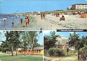 Postkarte Carte Postale Neuhaus Dierhagen Strand Erholungsheim Lebensfreude