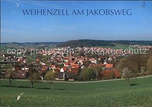 Bild des Verkufers fr Postkarte Carte Postale Weihenzell am Jakobsweg Panorama zum Verkauf von Versandhandel Boeger