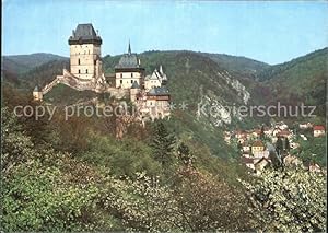 Postkarte Carte Postale Karlstejn Hrad Burg