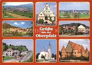 Postkarte Carte Postale Oberpfalz Eslarn Weiden Moosbach Flossenburg Tannesberg Waldhaus Grenze W...